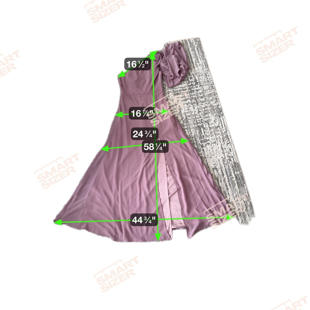 Birdy Grey One Shoulder Maxi Dress Mauve Pink Bridesmaid Formal Gown S - Picture 7 of 8